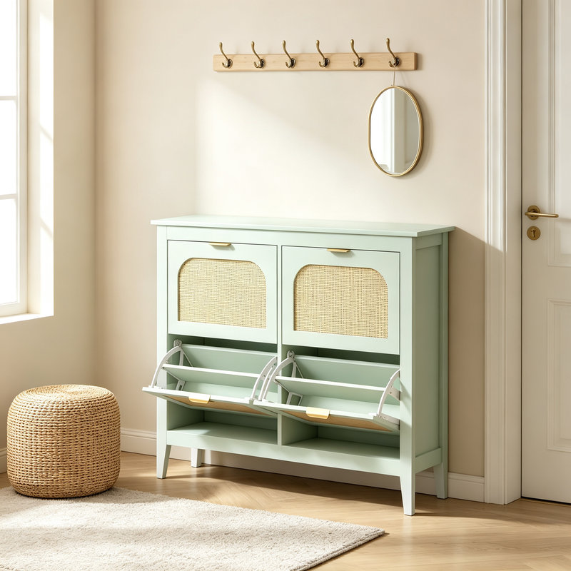 20 Pair Flip Down Shoe Storage