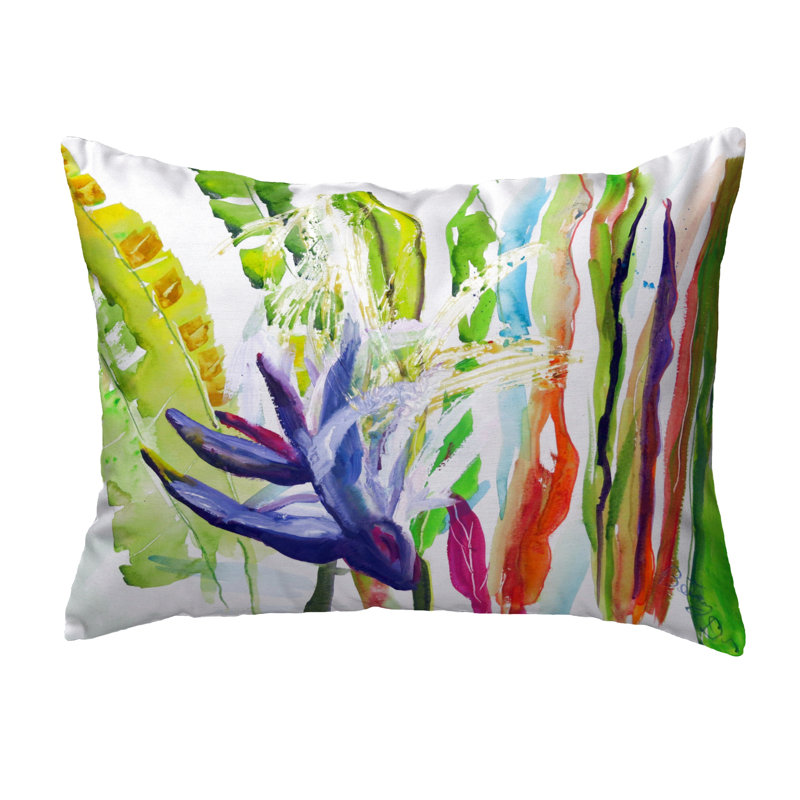 Coussin lombaire d’intérieur/d’extérieur abstrait Bloomingdale