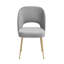 Chaise en velours Rizo Cognac-4605391