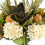 Fall Arrangement with Hydrangeas and Thistle-967293601