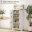 Armoire de rangement garde-manger avec portes de grange