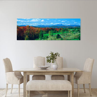 Autumn Trees Vt Abstract Contemporary Autumn Landscape Wall Art