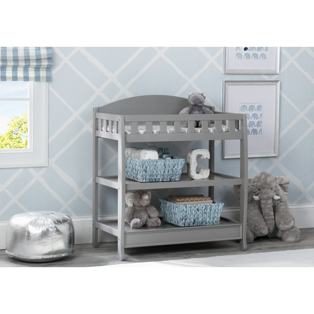 Wilmington Changing Table with Pad Delta Children Color: Gray