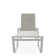 Holna Outdoor Rust-Resistant Metal Chaise Lounge