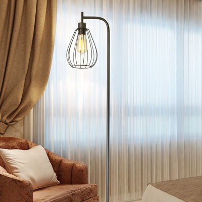 Selden 156cm Black Task Floor Lamp