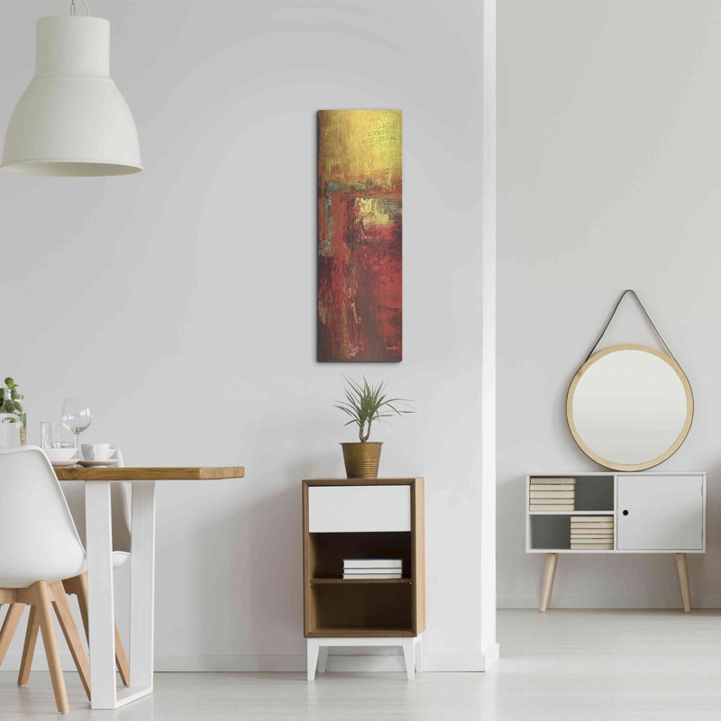 «Inner Circle III» par Erin Ashley - impression sans cadre sur métal, L 12 po x H 36 po