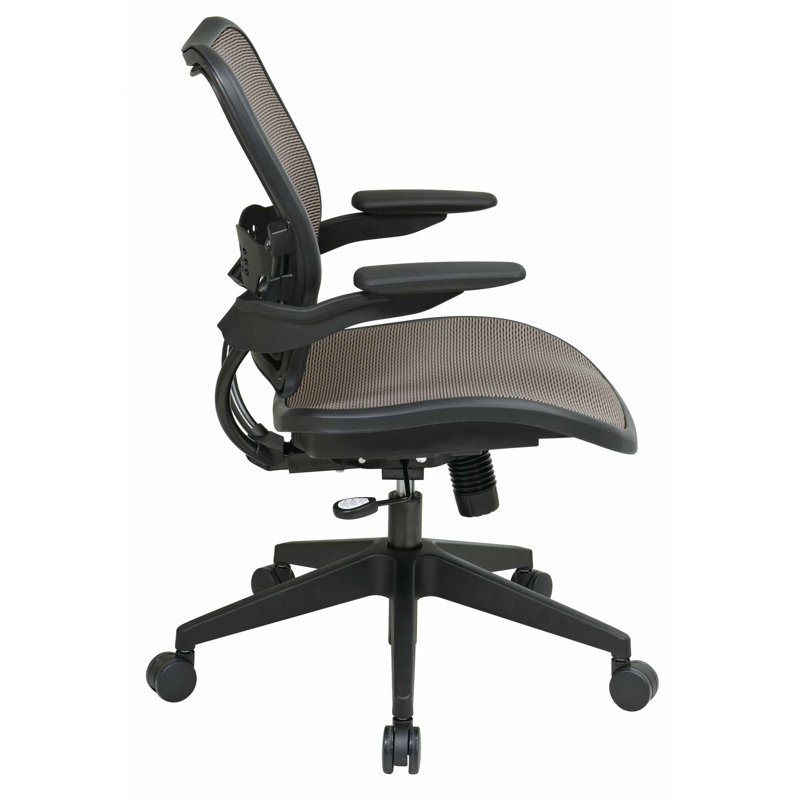 Chaise de travail Pascarella, Inclinaison synchronisée 2-1, Porte-à-faux, Gris