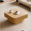 Table basse 31,5 po carrée avec rangement caché, placage en bois massif pour la vie moderne et les espaces organisés-133419988