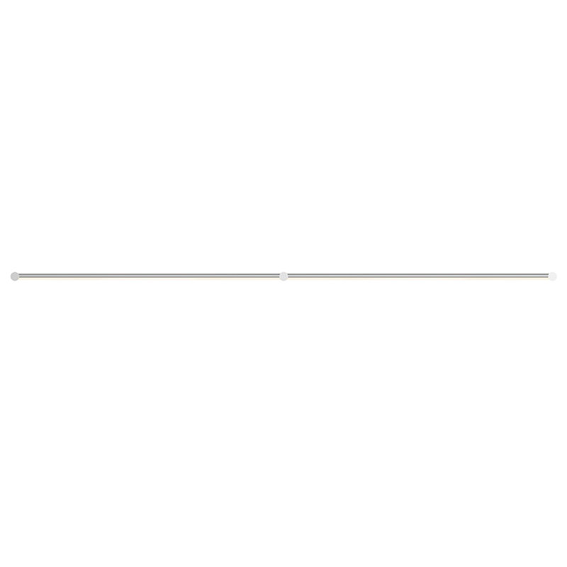 Purolinear 360™ 2 - Light LED Vanity Light, Polished Chrome, 1.25" H x 73.25" W x 2.75" D