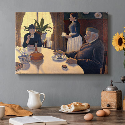 La salle à manger (déjeuner) - Paul Signac - Toile tendue avec châssis - 1886 - 1887