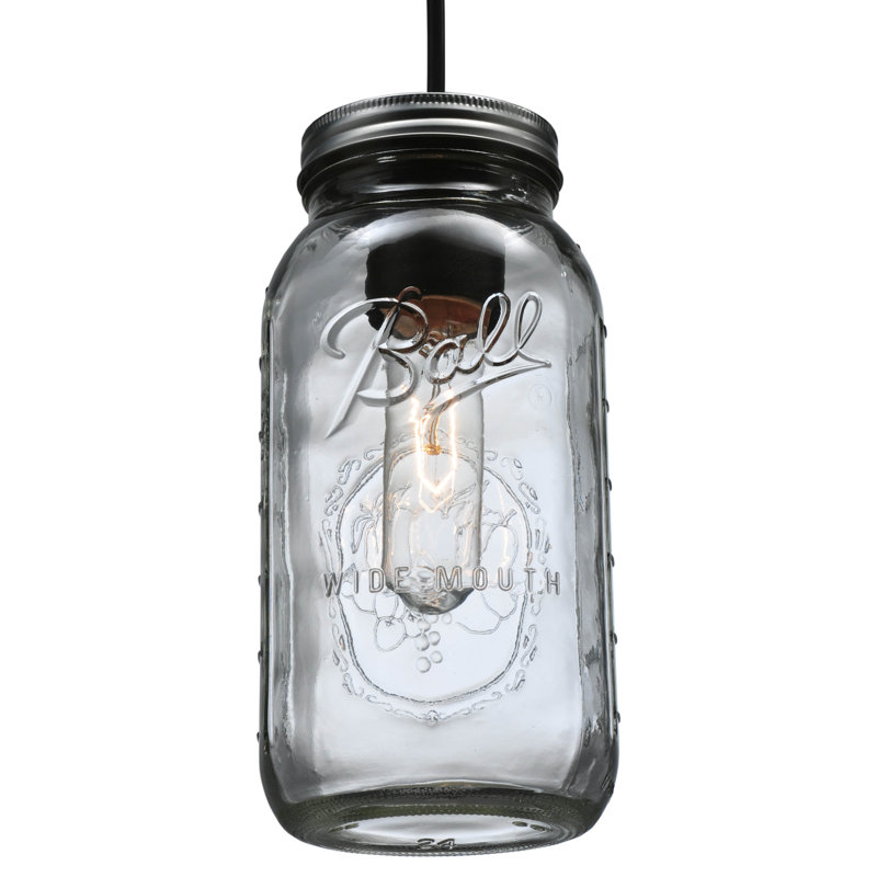 Mason Jar 1 - Light Pendant