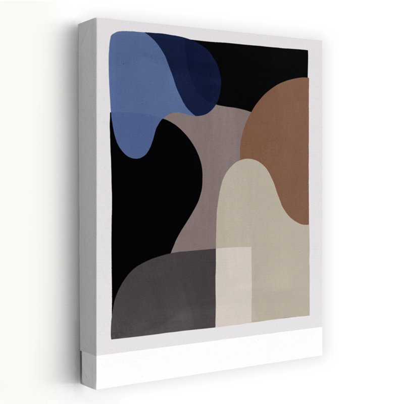 Art contemporain abstrait géométrique, H 60 po x l 40 po