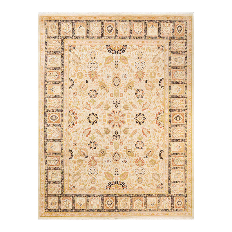 Classic One-of-a-Kind 9' 1" X 12' 0" Hand Knotted Area Rug