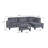 3-Piece Sectional Set W/ Ottoman-1624242853