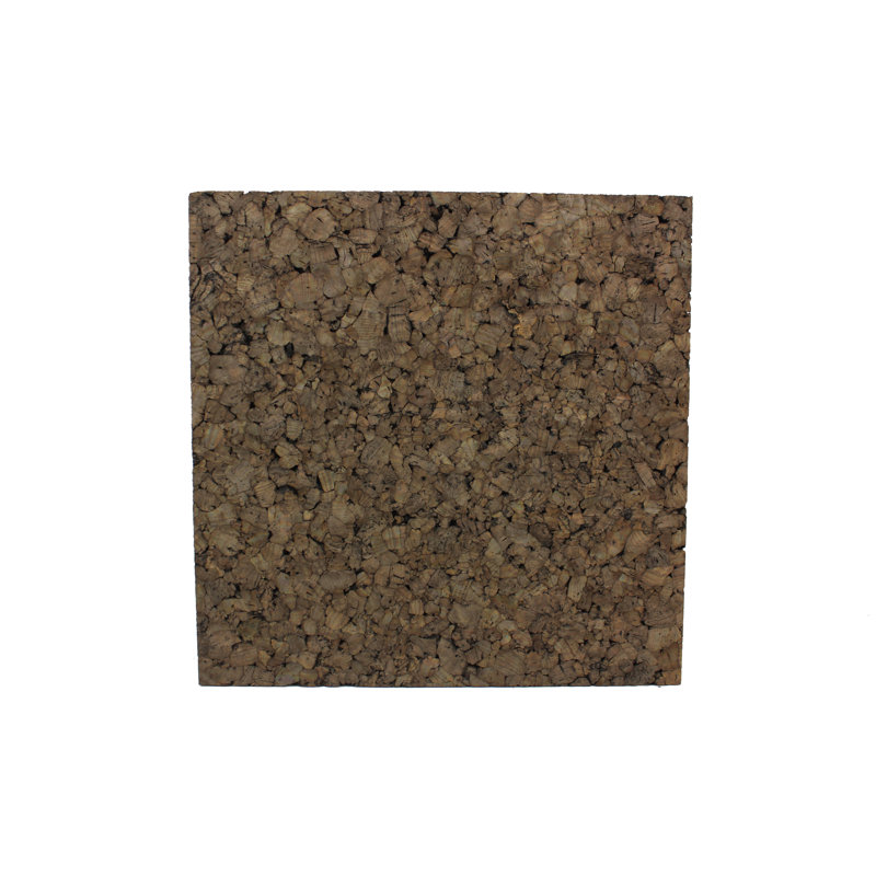 12" x 12" Dark Brown Cork Craft Tiles, Set of 16