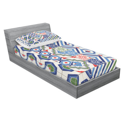 Microfiber Patchwork Sheet Set