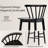 Modern Windsor Counter Stool - Solid Wood & 300Lb Capacity-838719595