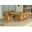 Ensemble repas 9 pièces teck Bahama