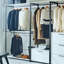 Walk In Closet - Blanc, métal, rangement extra profond et antirouille, eau chaude, égratignures, cadre en métal E0 pour chauffer, preuve, classé
