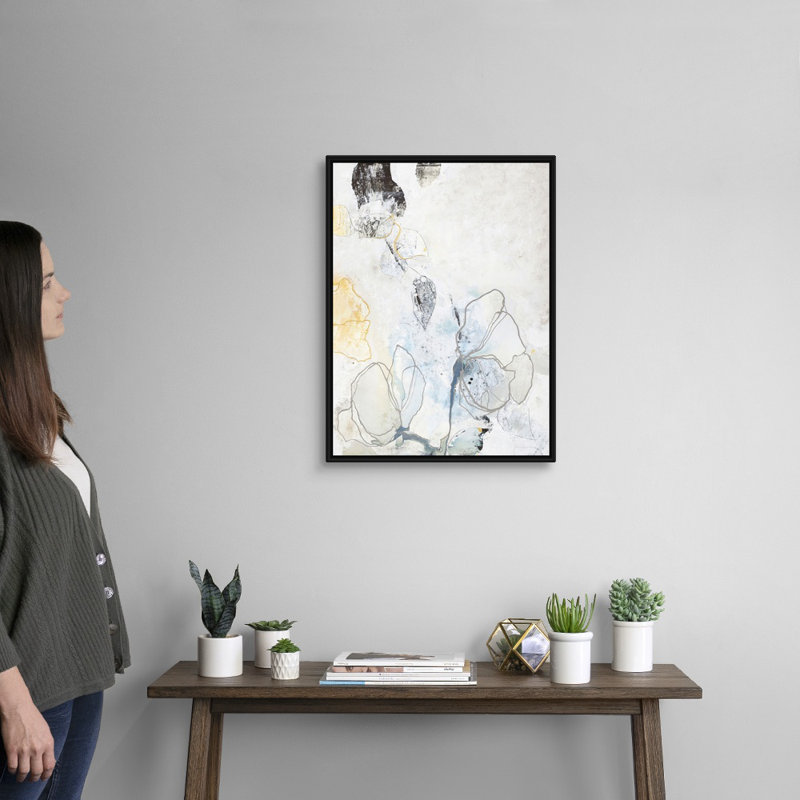 «Nowhere Land 1», reproduction d'art, H 26 po x l 20 po x P 1,75 po, Toile avec cadre noir