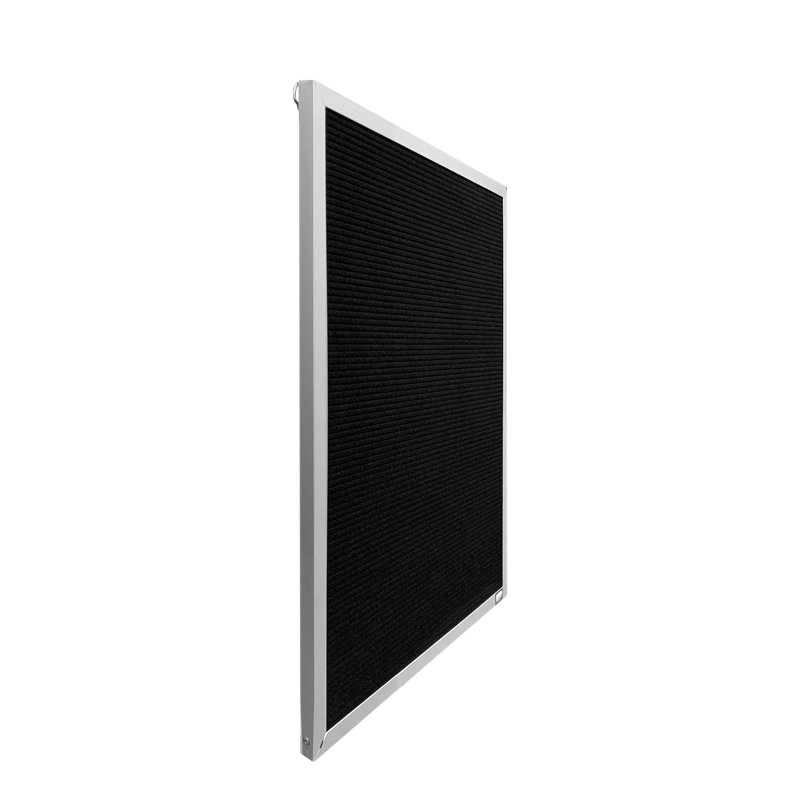 AARCO No Felt Letter Board, 24" H x 18" W, Aluminium