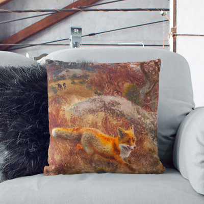 Fox and Hunting Dogs Vol.3 Scatter Cushion