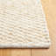 Tapis en laine / coton tissé à la main Stepanas en ivoire / beige-2066268318