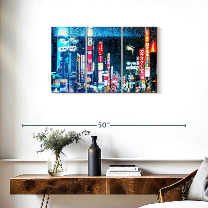 Sireci Tokyo Bluish Reflection, 20" H x 33" W