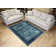 Booker Oriental Blue Area Rug