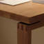 Bureau rectangulaire en bois massif brun noisette-2081888506-2081888507
