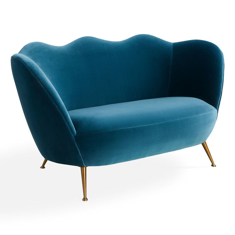 Ripple 56'' Upholstered Loveseat