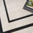 Arvell Abstract Machine Woven Chenille Indoor/Outdoor Area Rug in Ivory Black-963510788