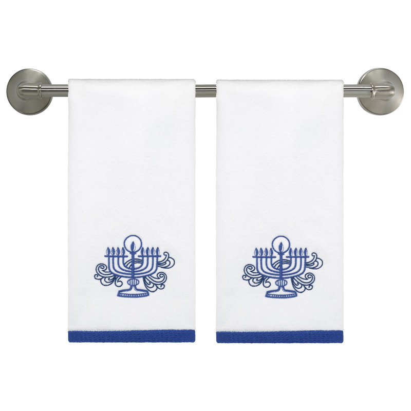 Ensemble de 2 essuie-mains Avanti Menorah