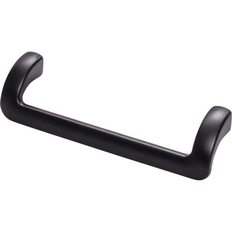 Kentfield Drop Handle, Flat Black, 5 1/16" Center to Center
