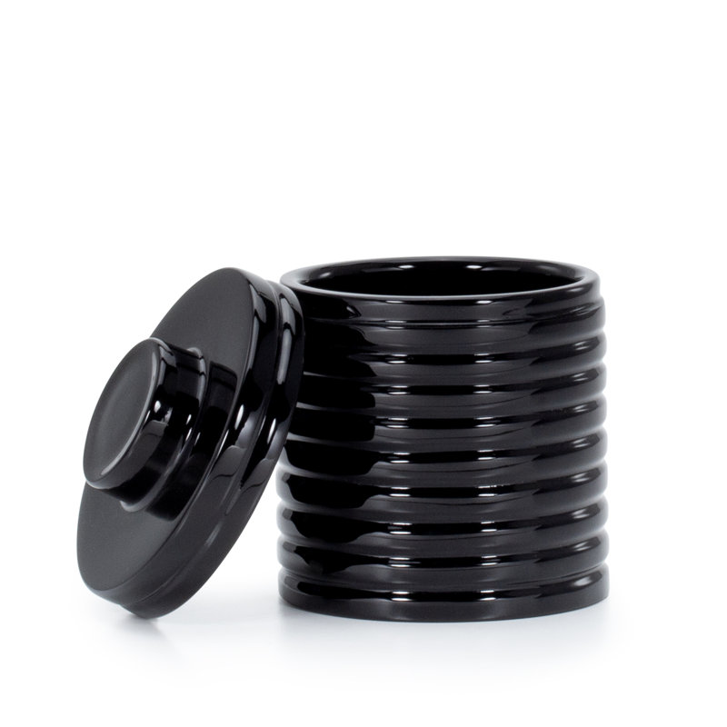 Riga Bathroom Storage Container, Black