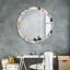 Huldar Glass Flat Wall Mirror