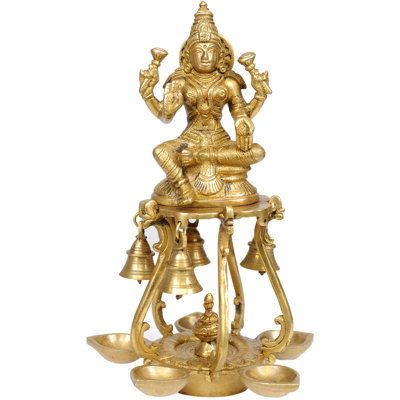 Candélabre de table en laiton 9,5 po