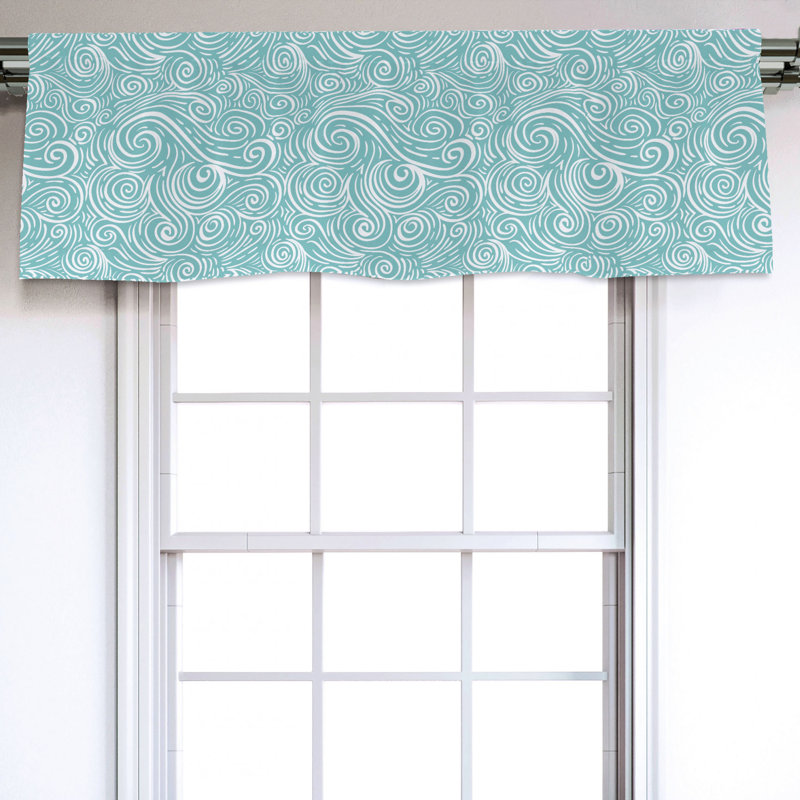 Sateen Ruffled Window Valance