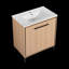 Base de meuble-lavabo avec lavabo, meuble de rangement en bois d'ingénierie, meuble-lavabo moderne avec rangement-212035024