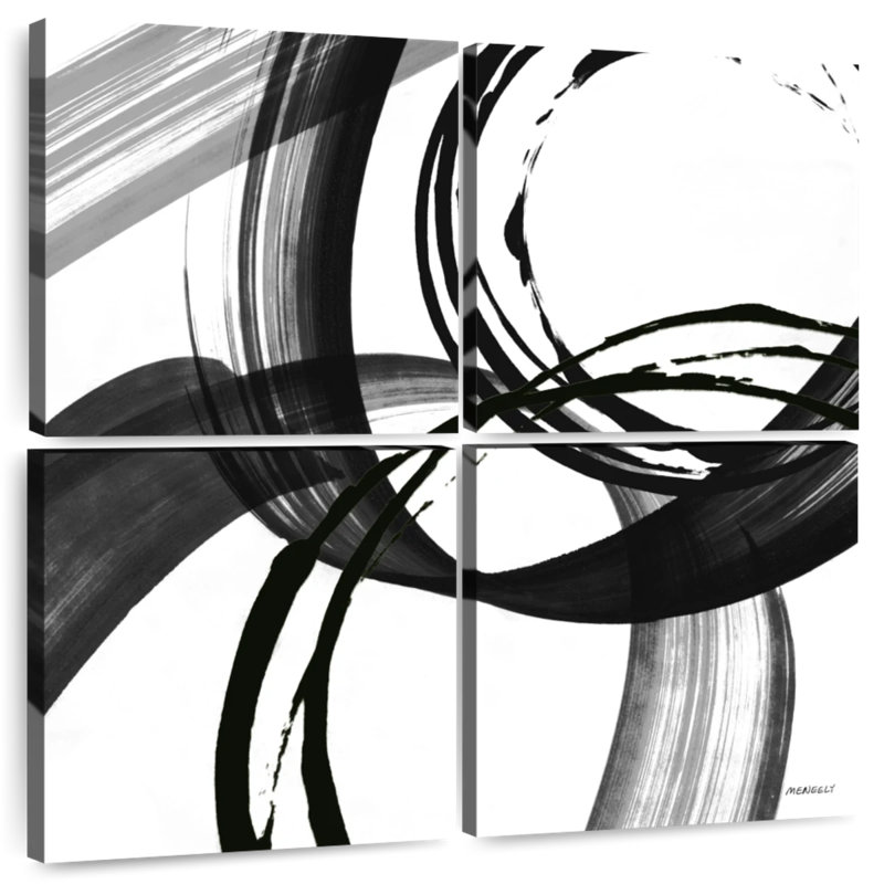 Avery Black And White Pop II, 45" H x 45" W