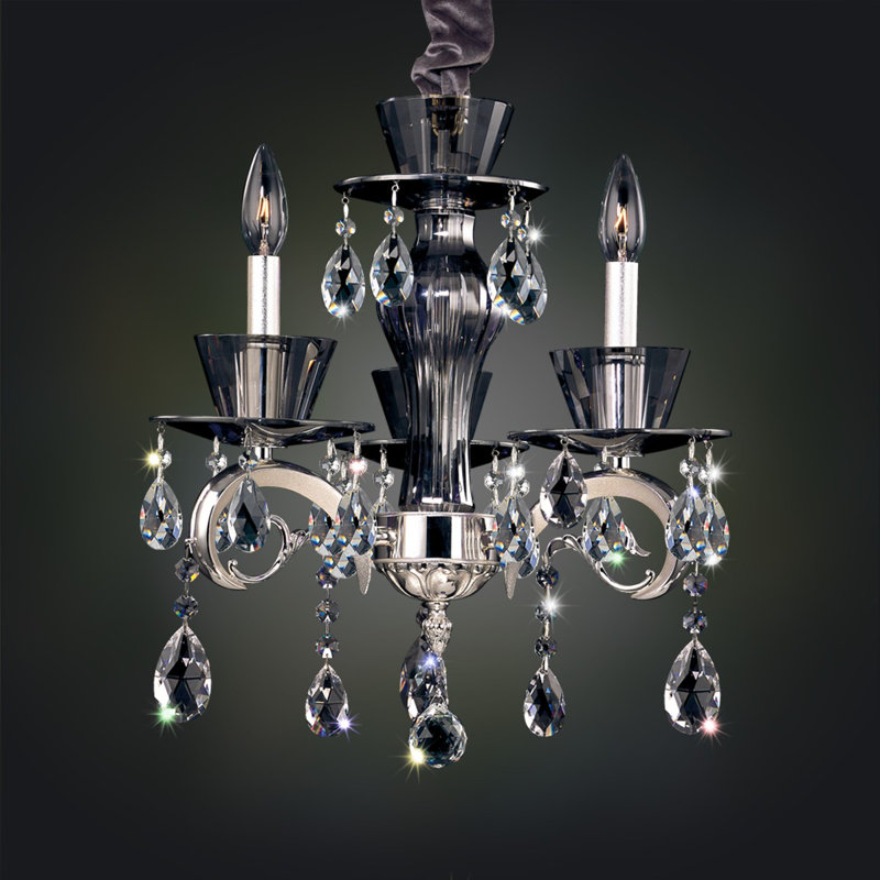 Lustre argenté / transparent Locatelli 3 LT 2 tons Allegri, Firenze clair