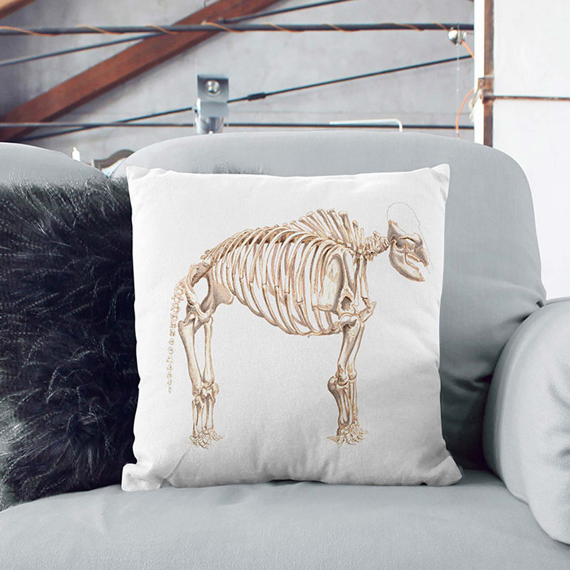 Square Throw Cushion, 40cm H x 40cm W x 15cm D