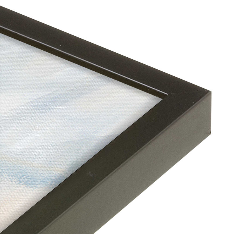 «Mute Countryside Serenity I», impression, H 19 po x l 25 po, Réflexions d'automne en sourdine 1, Cadre photo noir simple