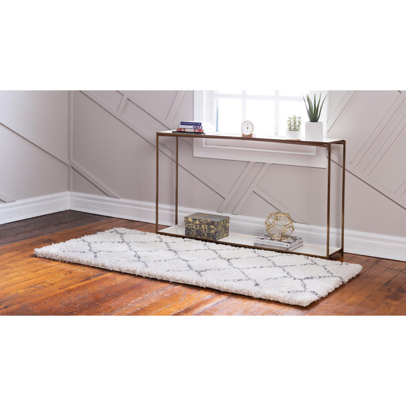Burkart Shag Area Rug, Runner 79 x 305cm