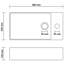 Belfry Bathroom Kettering 480mm L x 250mm W Ceramic Rectangular Sink with Overflow-514488274