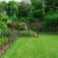 Clôture de jardin décorative en métal H 2 pi x l 2 pi