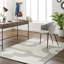 Wingrove Abstract Hand Tufted Wool Area Rug in Gray-1049273395