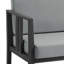 Ensemble de patio d'extérieur pour deux personnes en teck avec coussins et table basse Junco-565263539-565263537