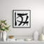 Practice Stroke 6' Framed Print on Glass