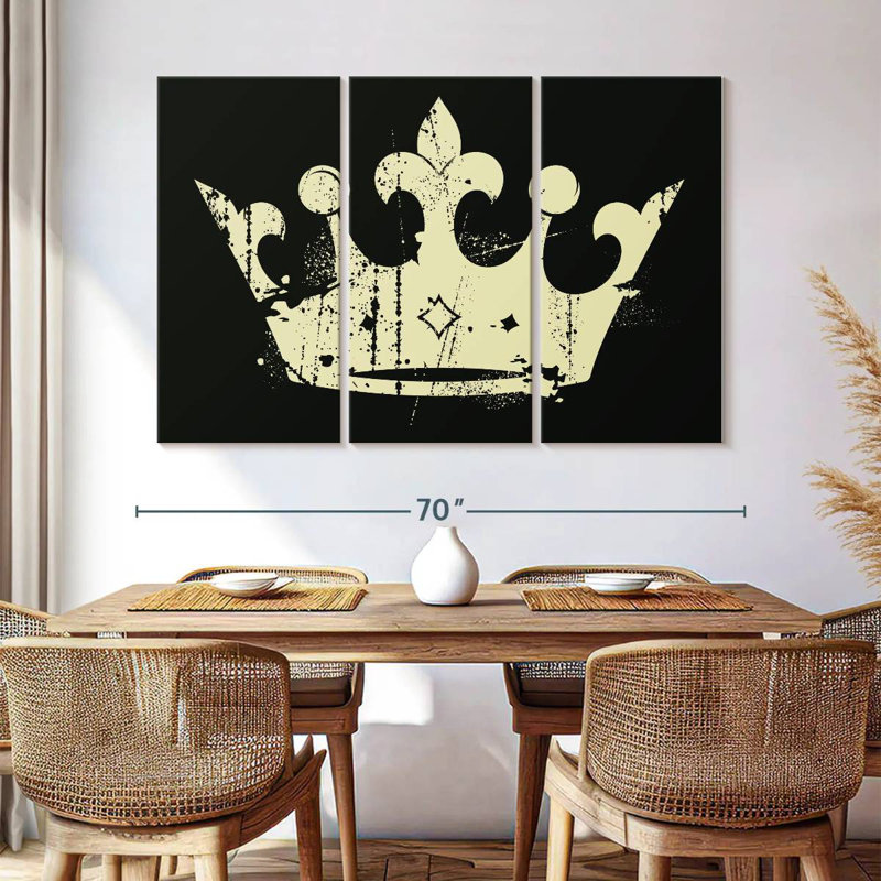 Kerner Grunge Crown, 42" H x 65" W